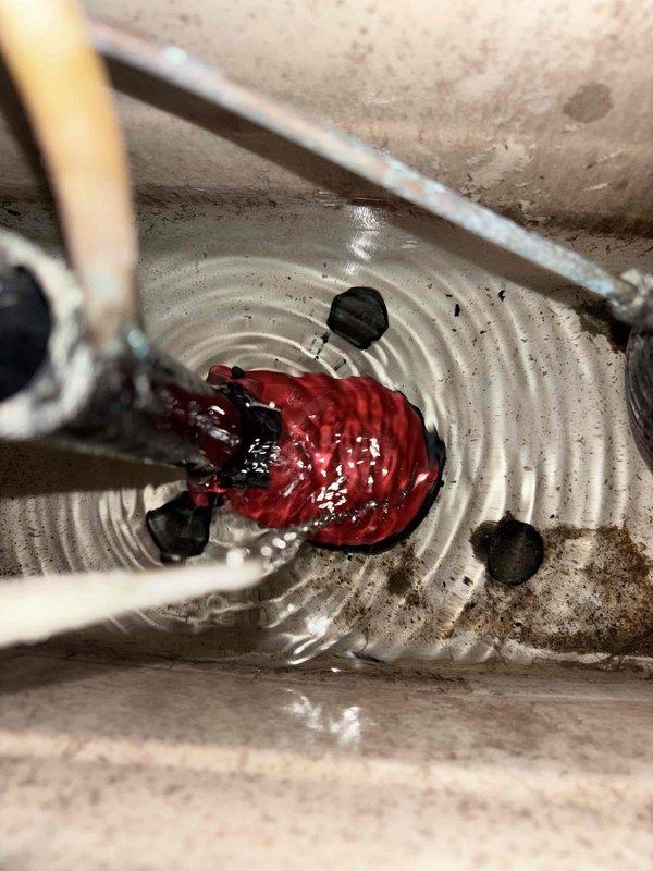 Replaced defective flapper in ADA toilet that was experiencing filling issues and leaking. Installed new Korki flapper to restore proper function on this aging fixture, which had been in service for approximately 50 years.