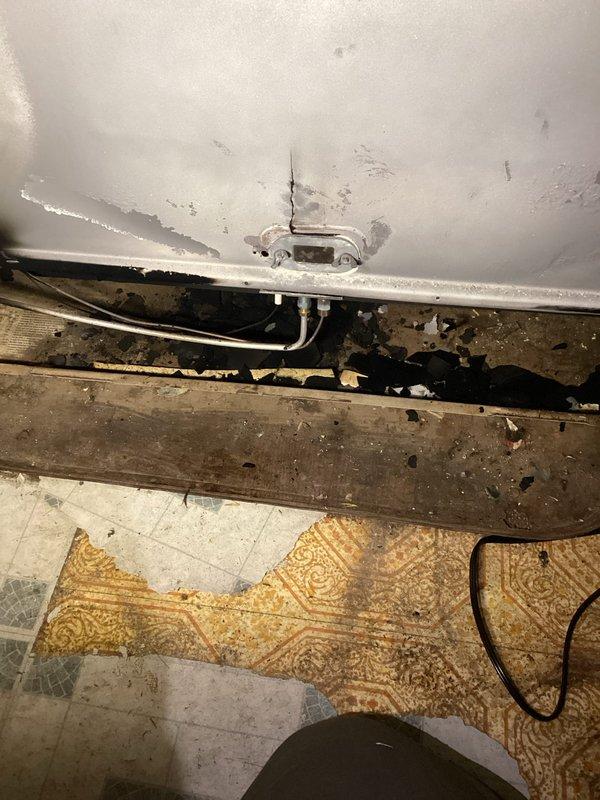 Responded to no-heat service call for 15-year-old Empire heater. Diagnosed severely plugged heat exchanger with significant cracking on front plate, visible in multiple locations. Unit deemed beyond repair due to compromised heat exchanger integrity. Scheduled consultation for replacement unit.