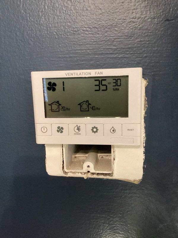 Diagnosed excessive condensation issue causing water leakage from air exchanger vent pipes. Discovered both exterior air exchanger vents were completely obstructed, preventing proper airflow and causing condensate buildup. Cleaned exterior vents thoroughly and adjusted system settings to optimize humidification levels. Recommended customer monitor for any continued leakage.