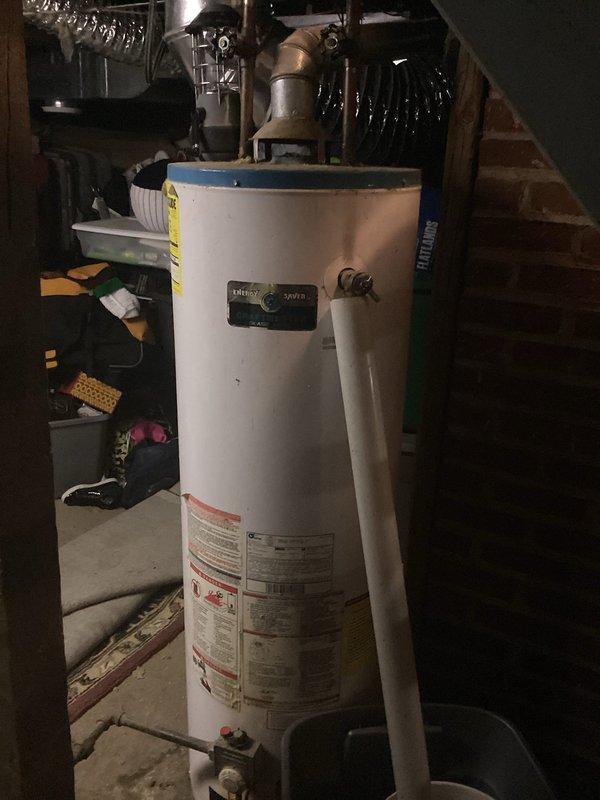 Successfully replaced a 34-year-old leaking 40-gallon natural gas water heater. Removed old unit with active tank and T&P valve leaks. Installed new water heater with proper connections and verified proper operation before completing service.