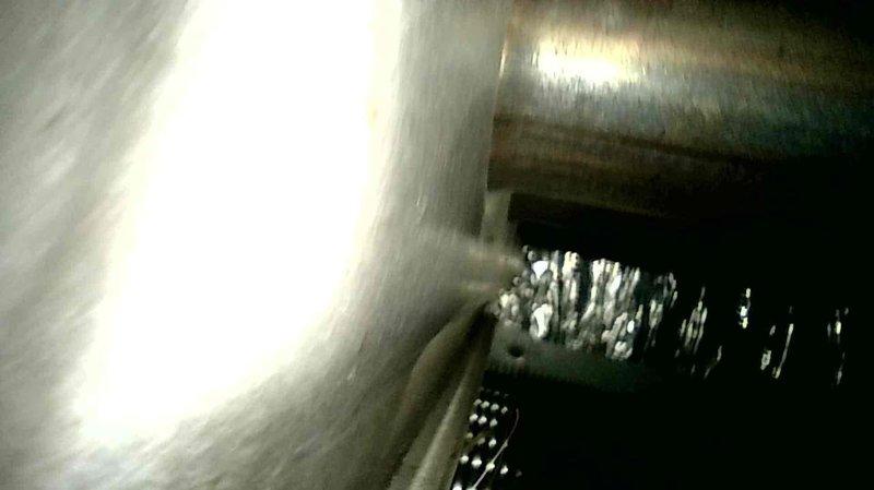 Responded to no heat complaint on 22-year-old Rheem Classic 90 Plus furnace. Diagnosed pressure switch fault caused by insect debris blocking condensate drain, which was cleared to restore proper operation. Performed preventative maintenance including flame sensor cleaning and heat exchanger inspection, and advised customer to remove exterior exhaust screen to prevent potential ice buildup during cold weather.