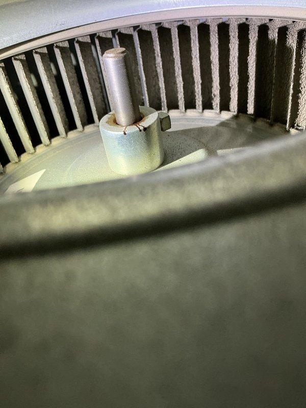 Diagnosed 21-year-old natural gas furnace failing to maintain set temperature despite recent filter change. Found plugged condensate line causing pressure switch failure and high limit switch shorting on heat exchanger. Serviced system by cleaning condensation drain line and repositioning high limit switch. System now functioning properly and maintaining desired temperature.