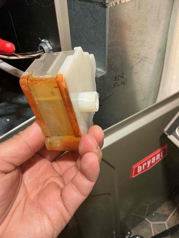 Performed comprehensive furnace tune-up on Bryant FRP system of unknown age. Conducted full diagnostic testing including combustion analysis, gas pressure verification at high/low stages, and inspection of critical components (heat exchanger, flame sensor, burners, blower motor/wheel). Cleaned condensation trap and pressure switch, noted moderate condition of air filter. System is operating normally with proper heating function and no immediate concerns identified.