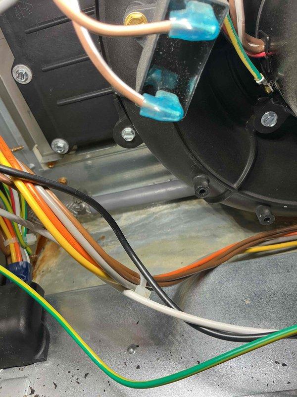 Performed comprehensive furnace tune-up on Bryant FRP system of unknown age. Conducted full diagnostic testing including combustion analysis, gas pressure verification at high/low stages, and inspection of critical components (heat exchanger, flame sensor, burners, blower motor/wheel). Cleaned condensation trap and pressure switch, noted moderate condition of air filter. System is operating normally with proper heating function and no immediate concerns identified.