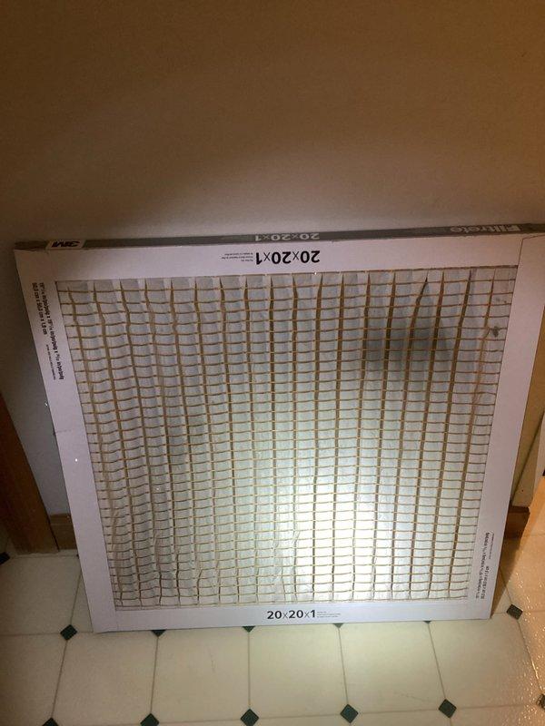 Responded to no heat call for Lennox furnace displaying error code 291 (restricted airflow). Diagnosed heavily clogged filter with fine white dust likely from ultrasonic humidifier as the cause of the airflow restriction. Removed and replaced filter, which cleared the fault code. Tested system operation for 15 minutes at maximum heating rate with proper 60-degree temperature rise, confirming normal function. Advised customer to discontinue humidifier use temporarily and replace filter monthly.