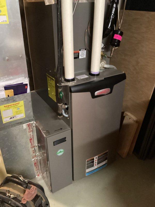 Installed Nest power adapter (add a wire kit) on a Lennox furnace system to resolve wiring configuration issues. The 2-hour installation of the wire saver adapter provides proper connectivity for the thermostat without requiring complete rewiring of the system.