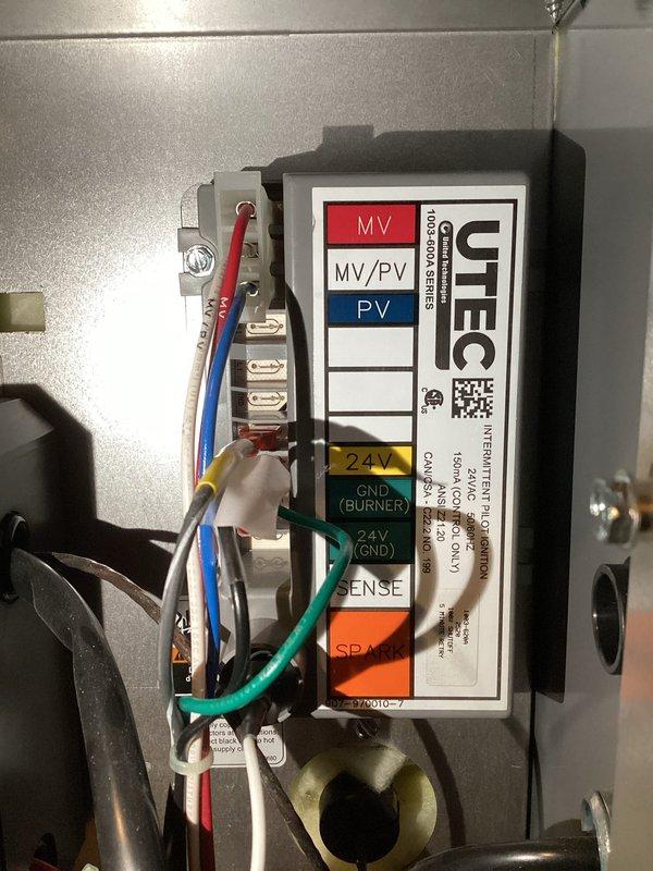 Responded to customer concern of newly installed Lennox WT boiler exhibiting loud banging noises during ignition sequence. Diagnostic testing revealed gas pressure at half the required specification, causing delayed ignition and combustion issues. Informed homeowner to contact gas company for pressure adjustment to resolve primary issue. Preventatively ordered replacement gas valve and pilot control board components as contingency if pressure correction proves insufficient.
