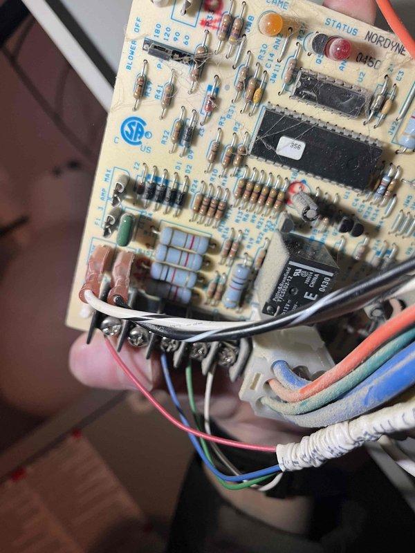 Diagnosed furnace with no heat issue exhibiting Error Code #1 for pressure switch. Found failed high limit switch and incorrect 10 amp fuse in control board. Installed temporary high limit switch rated at 250° and replaced with proper 3 amp fuse, confirming the limit switch was causing the fuse to blow. Submitted order for permanent replacement switch.