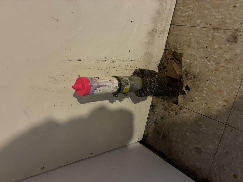 Responded to service call for toilet issues. Diagnosed leaking flapper causing water noise. Performed complete toilet rebuild service, which resolved the continuous water flow problem. Also addressed rusty supply valve protruding from wall and cleared clogged bathroom sink drain to restore proper drainage.