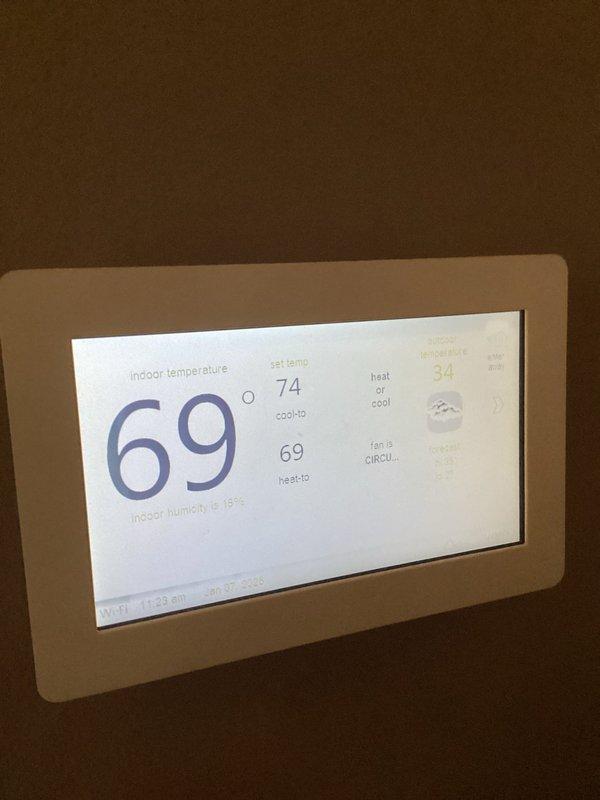 Performed diagnostic assessment on Lennox S30 thermostat exhibiting display fading issues. Verified current system functionality while screen still operational. Provided homeowner with replacement options, including the Lennox S40 model (current compatible replacement) and alternative smart thermostat solutions. Recommended proactive replacement to prevent complete system failure.
