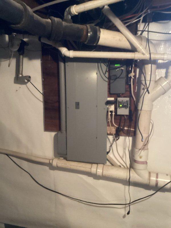 Diagnosed no heat complaint on Ruud furnace less than 5 years old. Found limit switch tripped due to plugged air filter from ongoing basement construction. Cleared filter, reset furnace, and verified proper operation after extended run test. Quick inspection of heat exchanger confirmed no visible issues.