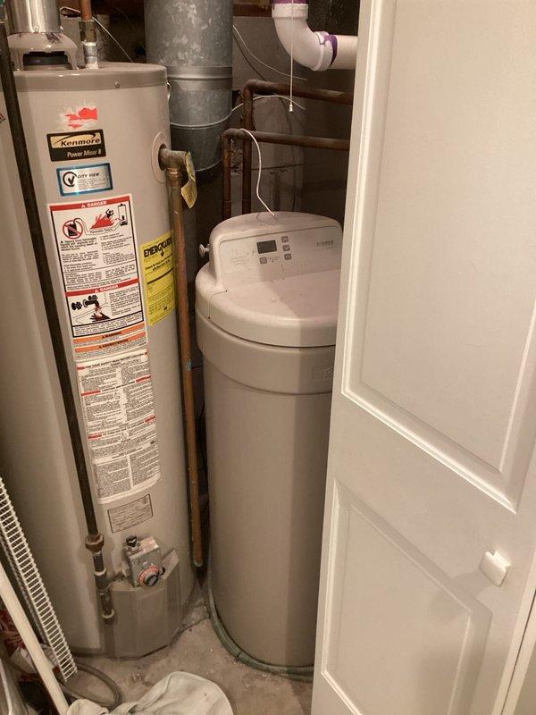 Responded to call for low water pressure throughout residence. Upon inspection, determined malfunctioning water softener was causing significant pressure reduction. Bypassed the softener system to restore normal water pressure. Discussed installation options for a new pressure reducing valve to properly regulate home water system and ensure consistent pressure. Customer advised on benefits of replacing the non-operational water softener.