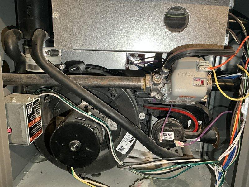 Performed standard furnace tune-up and maintenance inspection. Identified failing flame sensor during diagnostic evaluation and replaced component to restore proper system operation and prevent potential ignition failures.