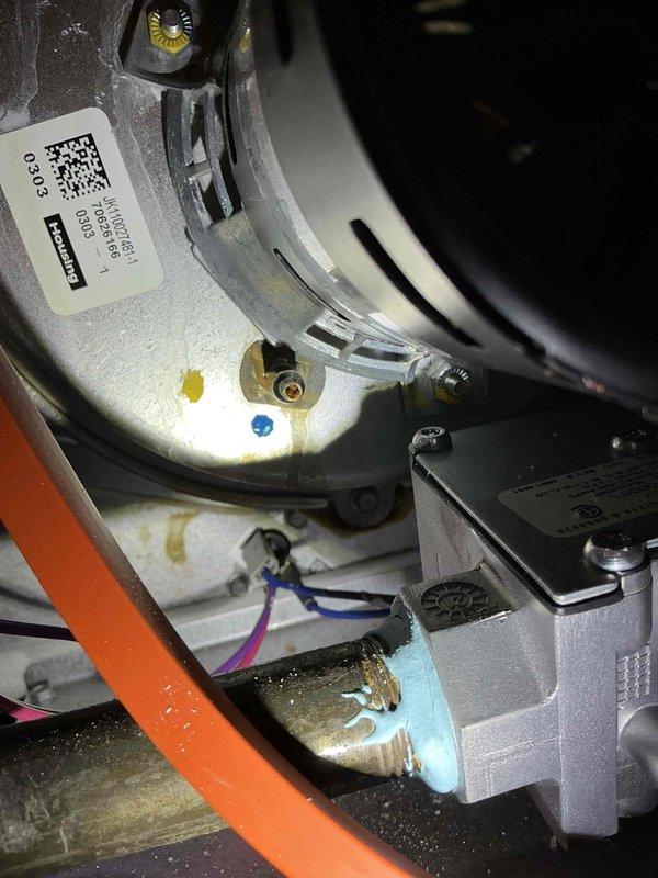 Diagnosed Lennox furnace (3 years old) with no heat issue caused by pressure lockout codes. Found buildup inside combustion tube causing ignition failure. Performed system cleaning including clearing tube buildup, cleaning flame sensor, and installing new air filter to restore proper operation.