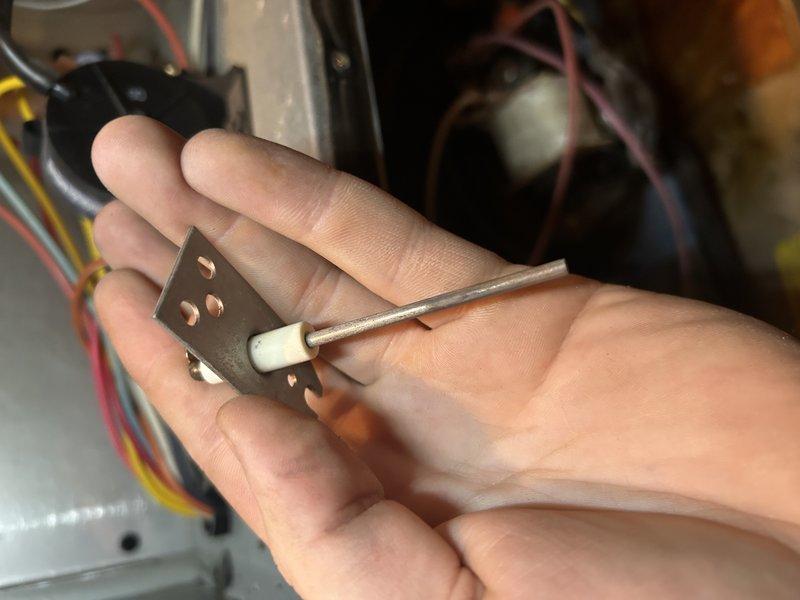 Performed annual maintenance on aging furnace (10+ years). Completed comprehensive tune-up including operational testing, filter replacement, and condensate drain cleaning. Discovered active leak from collector box with visible corrosion and moisture accumulation. Heat exchanger appears intact and burners reasonably clean. Provided replacement options for the collector box and scheduled follow-up consultation regarding potential furnace replacement.