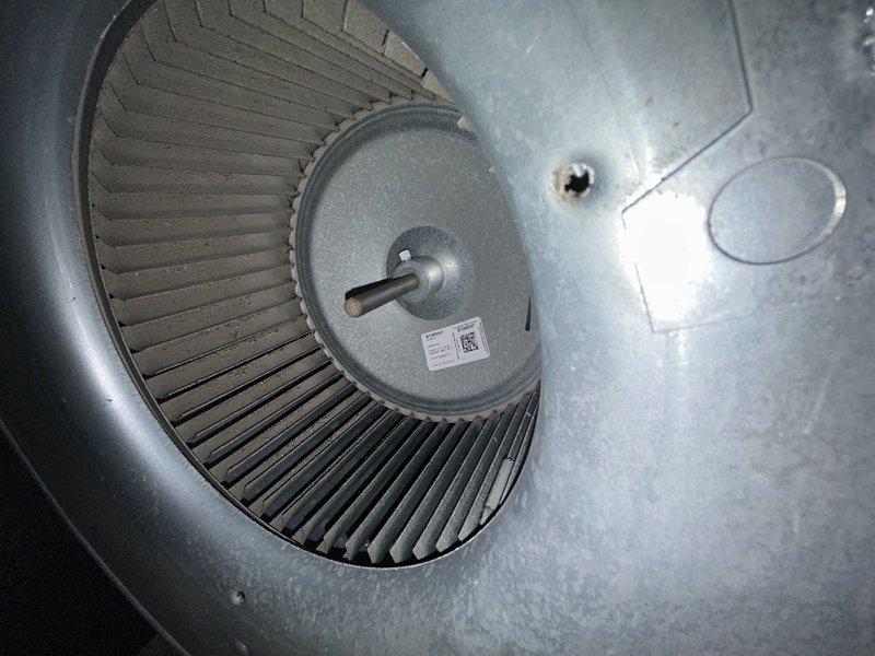 Performed comprehensive furnace tune-up on 10-year-old unit. Inspected heat exchanger, tested electrical components and verified proper system operation. Replaced humidifier pad, confirmed humidifier functionality, and verified clean air filter with temperature rise within specifications. All systems operating normally.