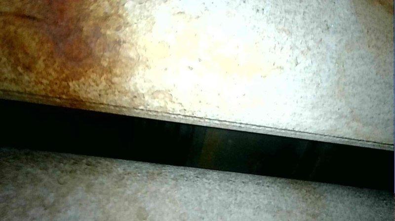 Responded to no heat complaint on aging system (10+ years old) that was short cycling after approximately 5 minutes of operation. Diagnostic testing revealed rust on heat exchanger and combustion analysis with Testo 310 II showed efficiency at 81.0% with 17ppm CO. Replaced dirty filter and advised customer of heat exchanger condition, with customer considering replacement options.