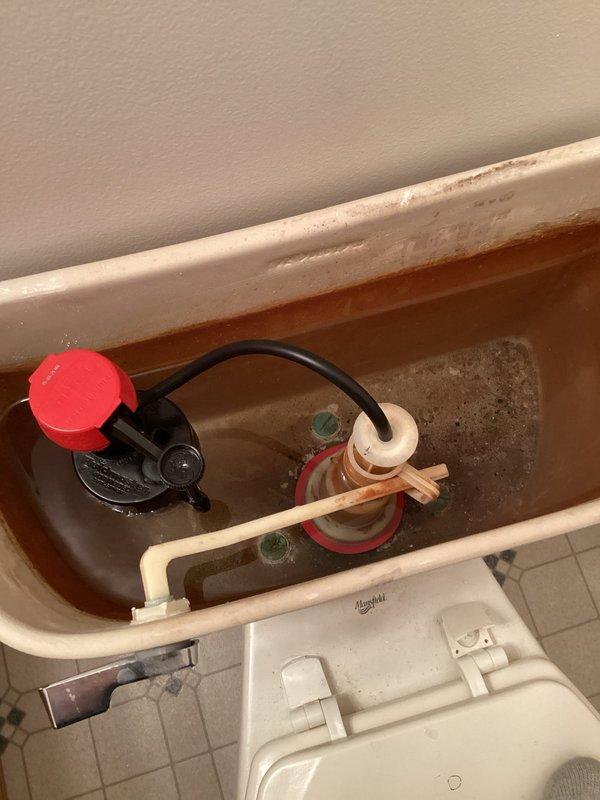 Responded to customer complaint of unusually high water bill. Upon inspection, identified a leaking toilet flush seal causing continuous water loss. Replaced toilet tank internal components (flush valve assembly and fill valve) to eliminate the leak and restore proper function.