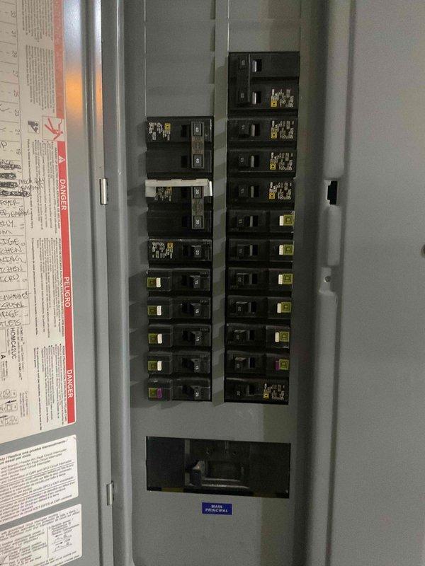 Performed standard furnace tune-up service at customer's request. Inspected electrical panel and circuit breakers to ensure proper power supply to HVAC system. All components were found to be in normal working condition with no visible issues detected.