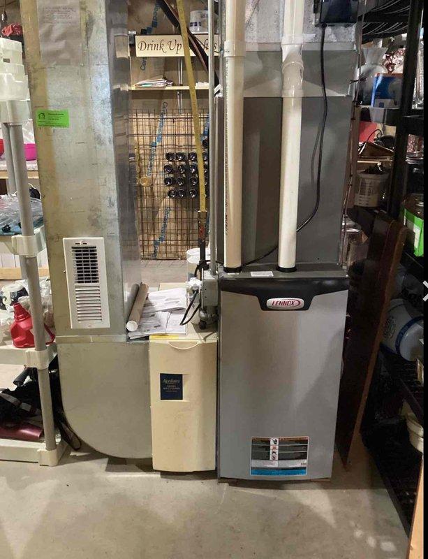 Responded to a callback regarding humidifier operation and outdoor unit panel issues from previous service. Adjusted thermostat parameters to enable humidifier operation in heat mode and increased window protection settings. Identified and repaired a leak in the humidifier system. Confirmed proper humidifier functionality after repairs and adjustments.