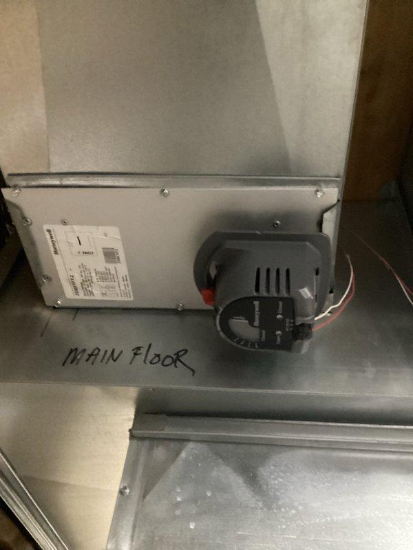 Responded to service call regarding zone system issues where 2nd floor wasn't receiving heat. Diagnosed problem with one of five dampers in the three-zone system. Identified non-operational damper motor for upper bedroom zone, successfully repaired the damper mechanism, and verified proper system functionality through cycling tests. Demonstrated zone control operation to homeowner and provided contingency estimate for future damper replacement if needed.