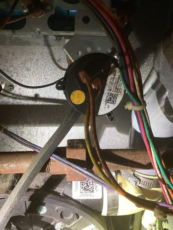 Responded to no-heat call where furnace was not turning on. Upon arrival, system was operational but diagnostic testing revealed a faulty pressure switch. After thorough evaluation, recommended replacement of both pressure switches to prevent future failures. Customer approved service, and replacement parts have been ordered.