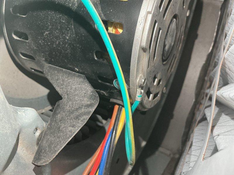 Diagnosed 13-year-old natural gas furnace with no heat issue; identified failed inducer draft motor as root cause. Submitted parts order form for replacement component and will schedule return service visit upon parts arrival.