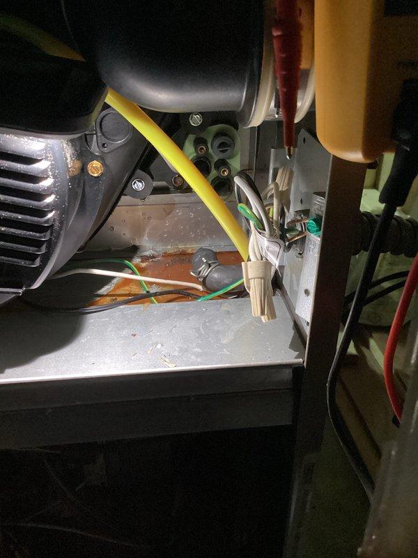 Performed scheduled furnace tune up and inspection. Identified leaking collector box during diagnostic assessment. Recommended collector box replacement and presented maintenance plan options to customer.