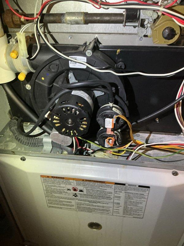 Completed routine maintenance on 15-year-old Day & Night high-efficiency furnace per service agreement. System was inspected and verified to be functioning properly. Previous maintenance included burner cleaning; no immediate issues requiring repair were identified.