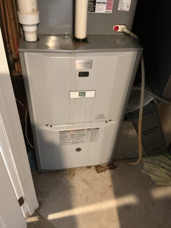 Completed routine maintenance on 15-year-old Day & Night high-efficiency furnace per service agreement. System was inspected and verified to be functioning properly. Previous maintenance included burner cleaning; no immediate issues requiring repair were identified.