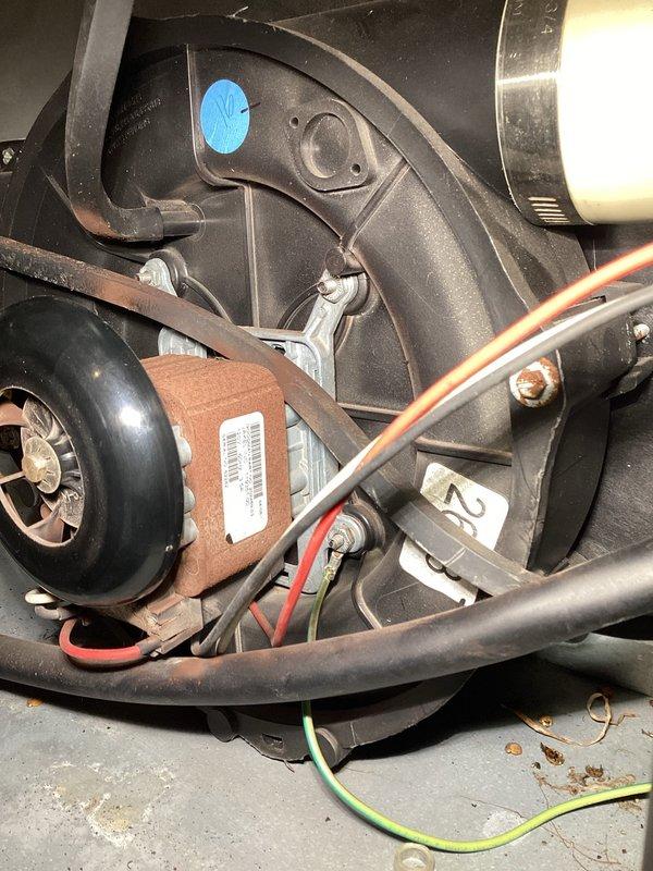 Responded to no-heat call for 10-year-old LP furnace with house temperature at 30 degrees. Diagnosed locked inducer motor bearings as the cause of system failure; attempted to free the bearings but was unsuccessful. Recommended inducer motor replacement and scheduled follow-up appointment for complete system evaluation due to equipment age and condition.