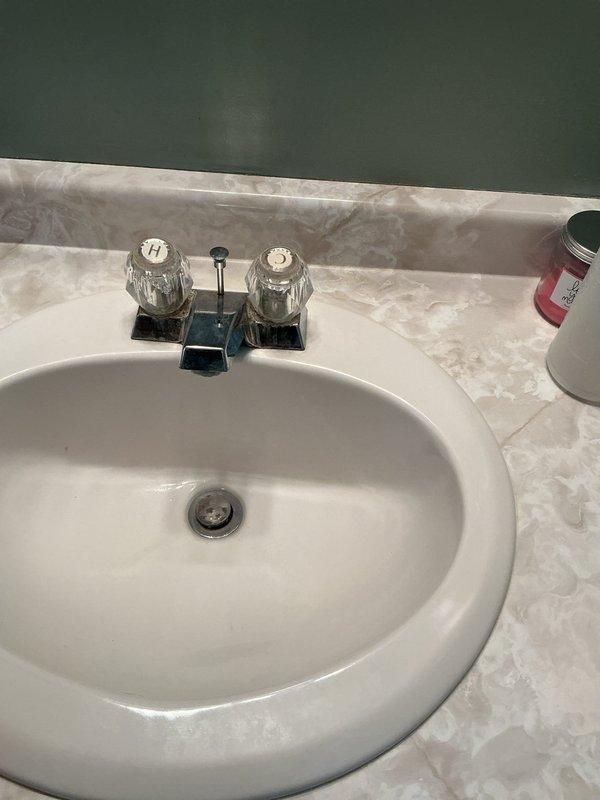 Replaced multiple corroded valves on plumbing fixtures that were leaking. Inspection revealed significant valve deterioration causing water leakage. New valves were successfully installed and system tested to confirm proper operation with no further leaks detected.