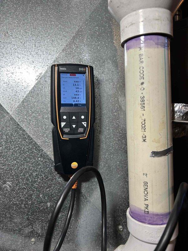 Performed comprehensive furnace maintenance on 8-year-old Rheem system. Conducted full diagnostic assessment including combustion analysis, gas pressure verification (high/low stages), heat exchanger inspection, and thermostat operation test. All components functioning properly with no immediate concerns identified; cleaned pressure switch and noted moderate filter condition.