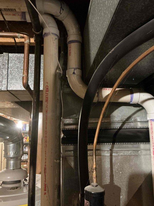 Responded to no-heat service call for 20+ year old forced air furnace. Diagnosed failed secondary heat exchanger causing system to short cycle and run constantly without maintaining adequate temperature. System is beyond economical repair due to age and condition. Recommended full system replacement; customer referred to comfort advisor for replacement options.