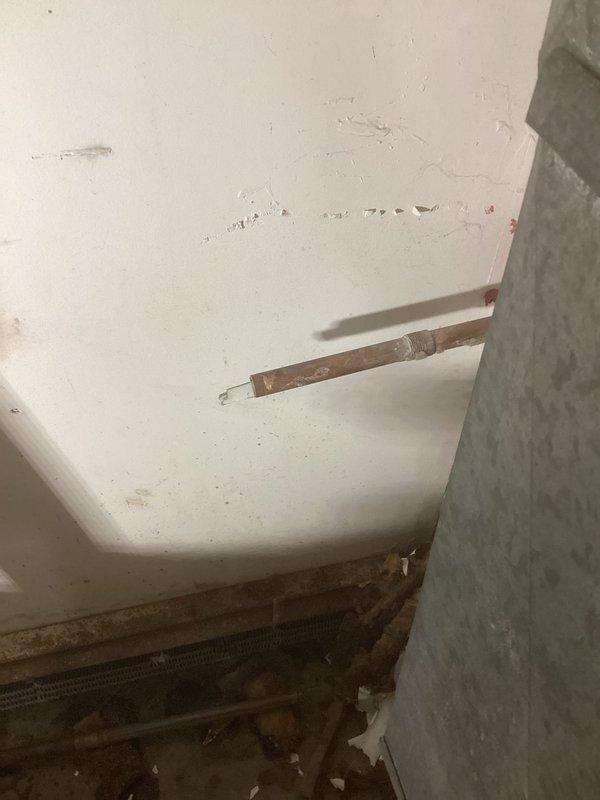 Responded to emergency call for flooded boiler room. Diagnosed burst pipe at hose bibb connection that had frozen and failed. Replaced damaged hose bibb and associated piping to restore system functionality and prevent further water damage.