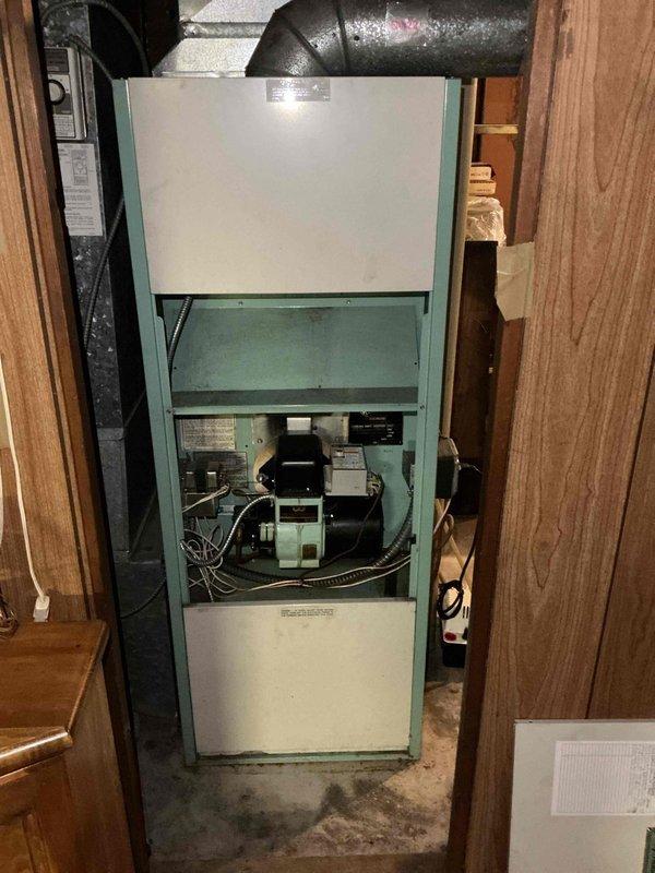 Responded to service call regarding Moen smart shower thermostat malfunction. Customer reported excessive hot water temperature making shower unusable. Diagnosed control panel failure as confirmed by prior Moen technical support. Documented existing HVAC system and electrical panel for reference. Advised customer on replacement options for discontinued unit. Customer is proceeding with ordering new control panel directly from manufacturer.