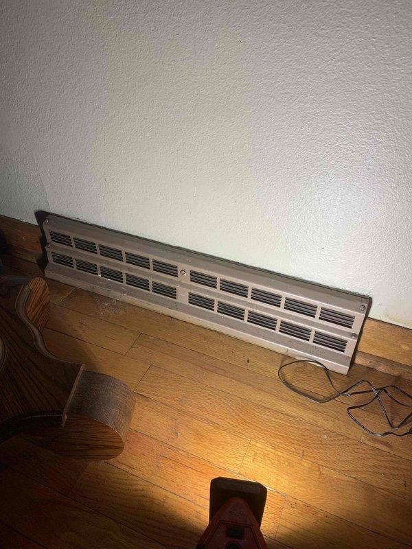 Responded to service call for furnace noise complaint described as "like a train." Discovered loose supply register damper in bedroom which was causing the noise; secured damper in open position. Demonstrated proper air filter replacement technique to homeowner to address difficulties with filter removal. Inspected all other registers and verified system is operating normally.