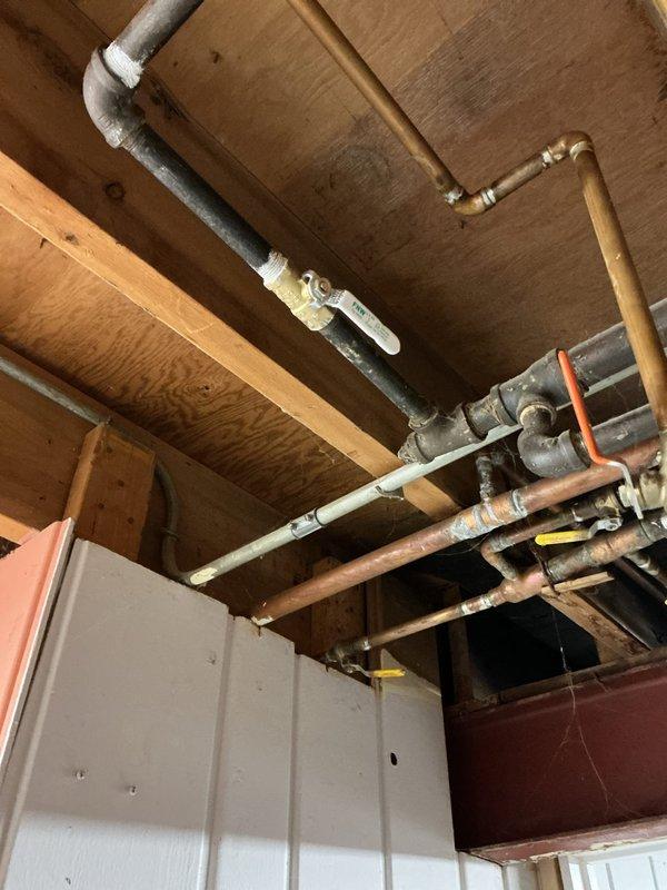 Responded to customer complaint of no hot water. Upon inspection, found existing water heater leaking. Determined unit required replacement rather than repair. Installed new 50-gallon water heater and verified proper operation before completing service.