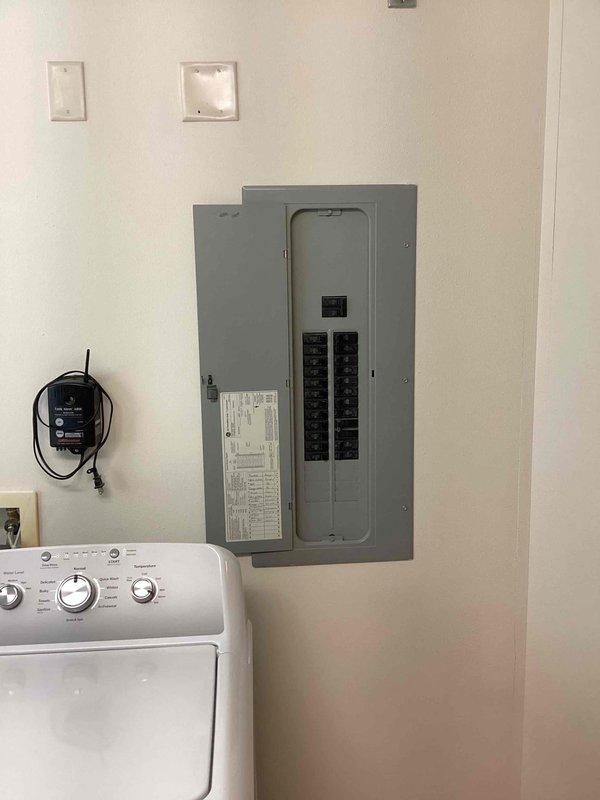 Replaced leaking 50-gallon electric water heater with new unit of same capacity. Confirmed proper electrical connections at breaker panel prior to installation. Completed installation for tenant Marc after receiving authorization from property owner Linda.