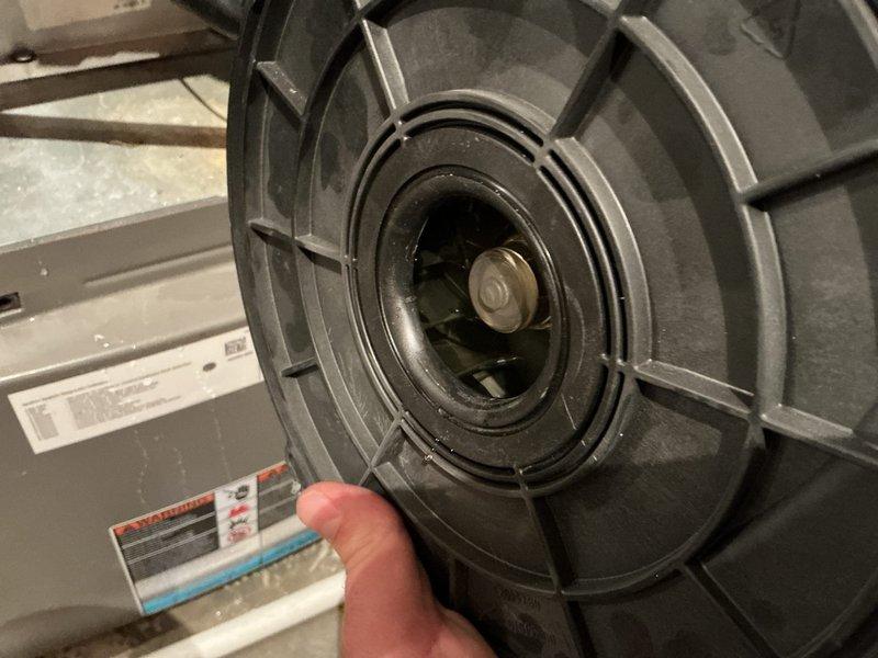 Responded to no heat call for 10+ year old furnace that had previously been serviced for water blockage. Discovered collector box plugged with condensation, inducer draft motor filled with condensation, and secondary heat exchanger plugged with dirt and showing signs of rust-through damage. Performed temporary repair by clearing condensation from lines, trap, and inducer motor, restoring heat. Noted multiple critical issues including failing inducer draft motor, oil-leaking blower motor, and compromised secondary heat exchanger. Recommended full furnace replacement as the appropriate long-term solution.