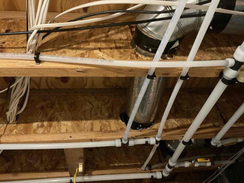 Completed installation of a frost-proof hose bibb with new 1/2" PEX tubing on exterior of home, connecting it to the existing 3/4" hose bibb supply line from irrigation meter. This addressed an omission from previous whole-home repipe project, successfully completing all aspects of the comprehensive plumbing system upgrade.