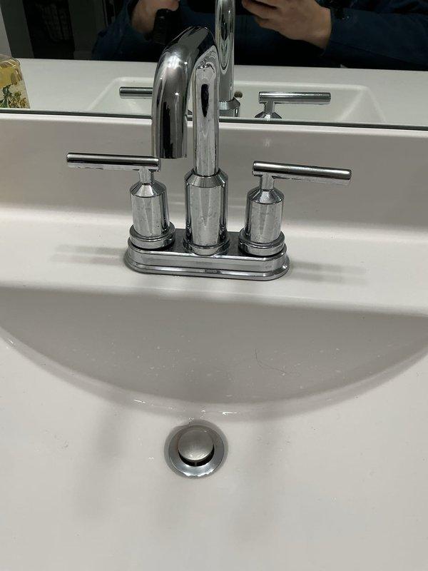 Completed annual plumbing inspection of the property. Examined bathroom fixtures including sink, faucet, and drainage components. Also inspected PVC piping system mounted on support boards in utility area. All plumbing systems appear to be in good working condition with no issues identified.