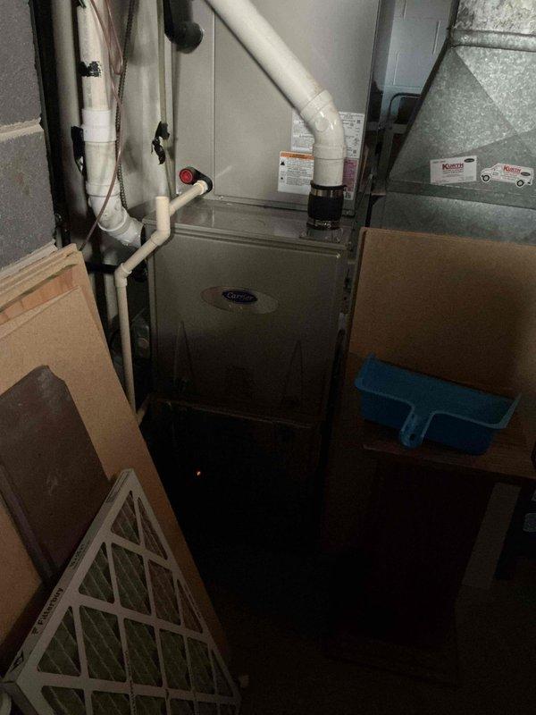 Responded to sink drainage issue and determined clog was located in galvanized piping downstairs. Successfully cleared blockage by running snake machine through the drain twice, restoring proper drainage function.