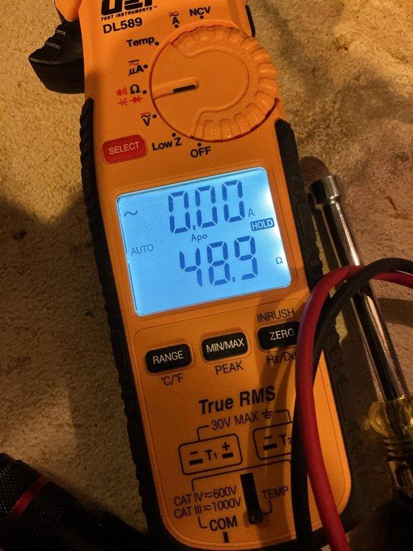 Performed annual maintenance on 1-year-old furnace system with electronic filter and humidifier. Conducted electrical testing with multimeter to verify proper system operation. Inspected air filtration system and discussed filter maintenance with customer. System functioning correctly at time of service.