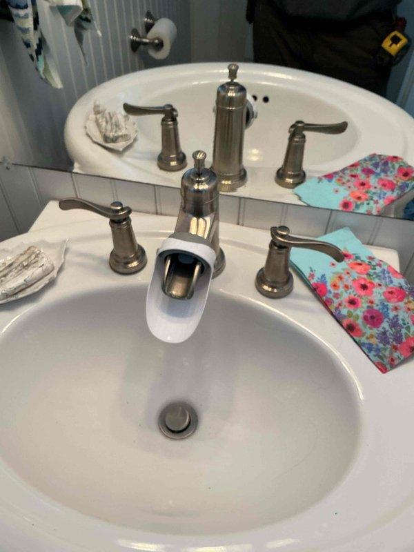 Diagnosed no water pressure issue at mud room sink following recent pipe replacement. Initially suspected valve problem and replaced old valves, but discovered faucet was clogged. Advised customer to purchase new faucet for future installation.