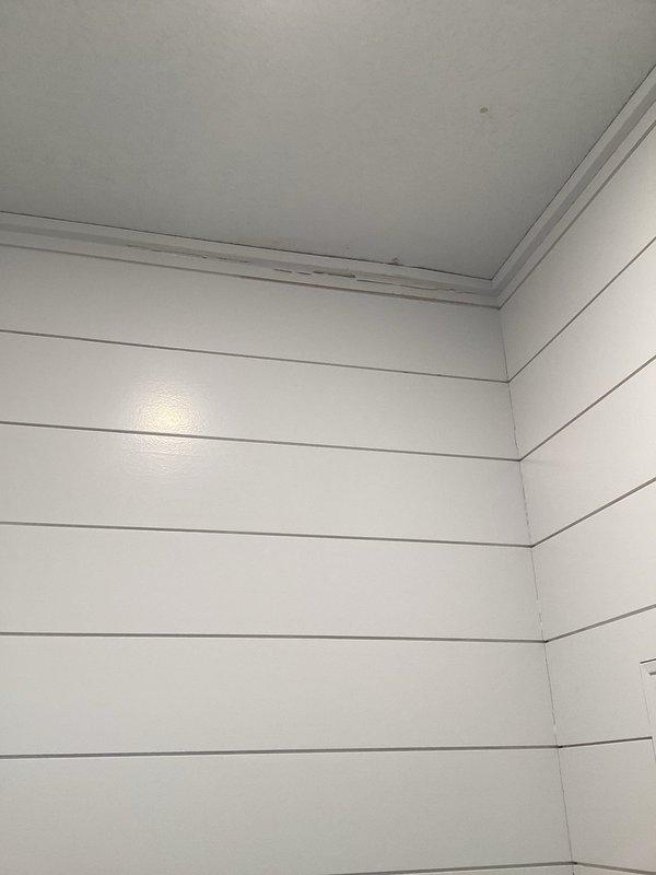 Responded to a reported shower leak causing water damage to the lower level. Upon inspection and opening the ceiling, determined the issue was not plumbing-related as the entire roof area was wet with no plumbing fixtures present in the vicinity. Advised customer to contact their roofing contractor or a restoration specialist to address the water intrusion from the roof.