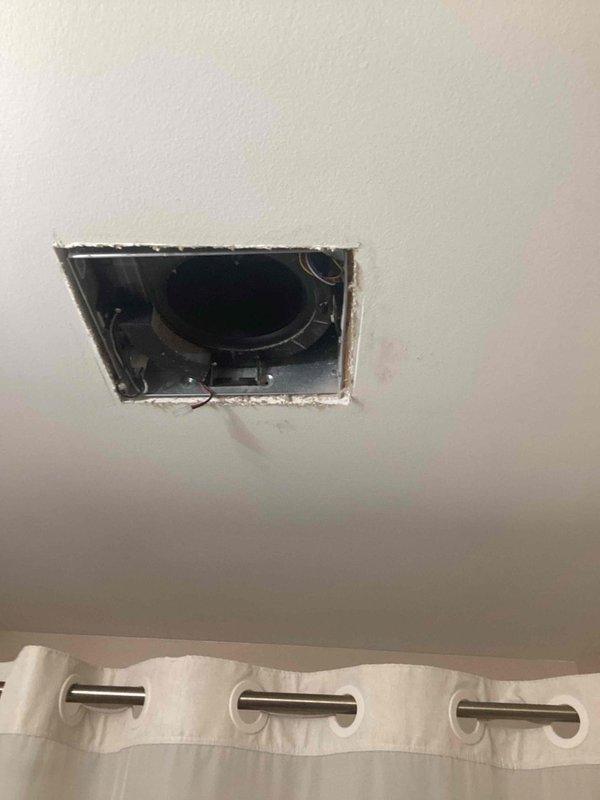 Inspected and serviced bathroom exhaust fan that was leaking water. Upon investigation, determined the source of the leak was a damaged roof jack, not the fan unit itself. Disassembled fan assembly, performed thorough cleaning, and verified proper operation. Homeowner has scheduled a roofing contractor to repair the compromised roof section.