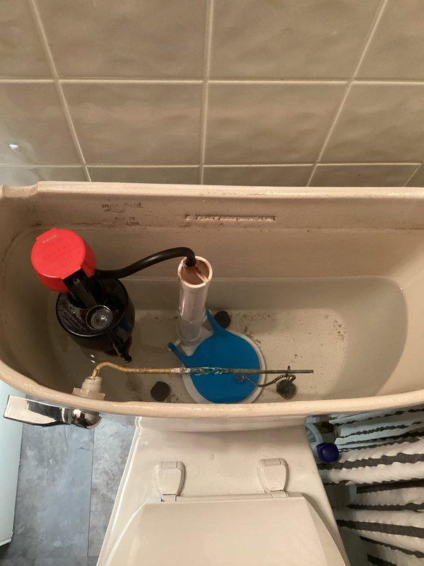 Diagnosed and repaired two Mansfield toilets that were continuously cycling and running. Replaced worn fill valves and flush seals in both units to resolve water leakage issues. Installed new internal components ("guts") in both toilets, successfully restoring proper flushing and filling operation.