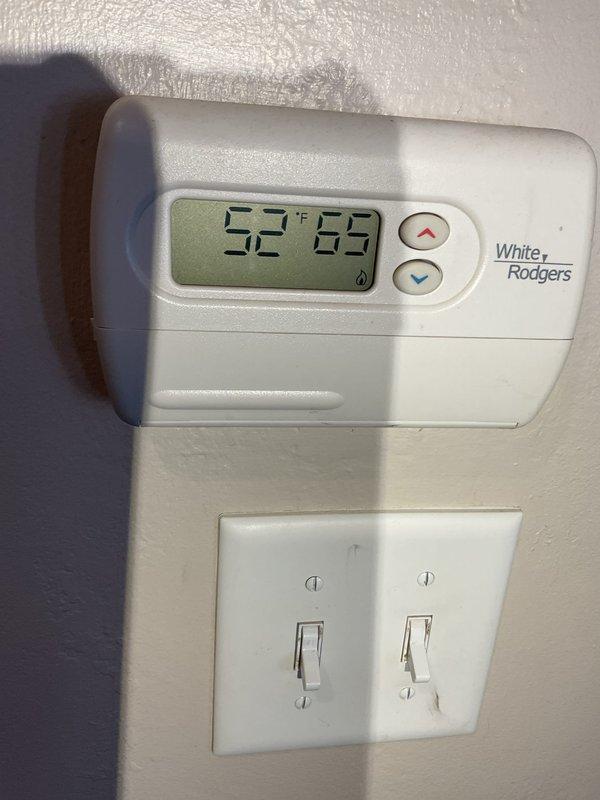 Responded to no heat service call for 10-year-old furnace. Diagnosed intermittent connection issue at gas valve, receiving 27V. Temporarily resolved by securing wire connections, with system successfully relighting multiple times during testing. Advised customer that gas valve replacement may be necessary if issue persists, and discussed replacement options given unit age.