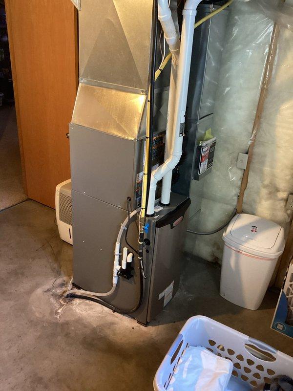 Corrected an installation oversight by adding a register to the furnace plenum in the utility room, which resolved the lack of heat distribution to this area. Sourced necessary materials from local hardware supplier and completed the installation, restoring proper airflow and heating functionality to the previously bypassed space.